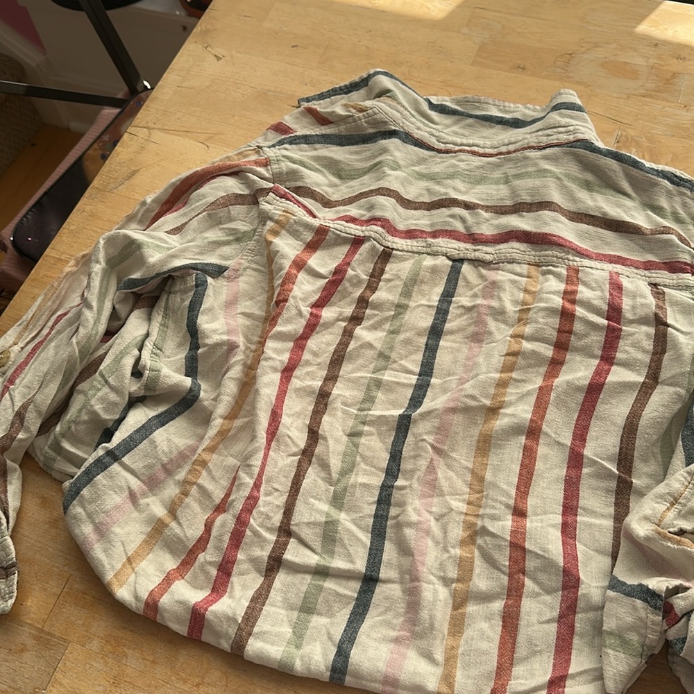 Striped linen button down - Picture 3 of 6